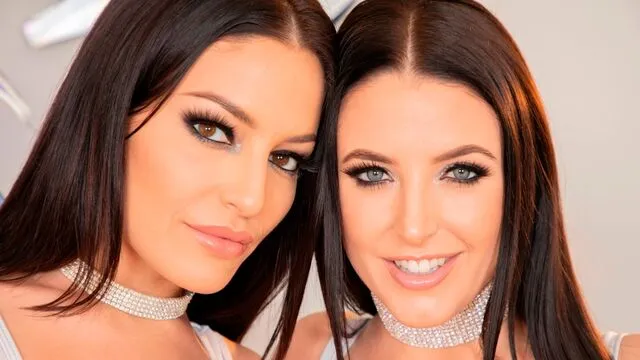 Kissa Sins ve Angela White ile sert seks ve oral sahne ve sikiş
