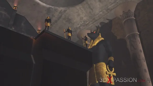 Anubis'in Sert Anal Sikişi