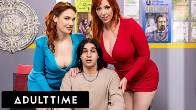 Lauren Phillips ve Siri Dahl'ın Üvey Fantezileri ve Kızıl Saçlı Olgun Kadın Sikiş